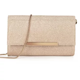   AFKOMST női clutch táska crossbody lánccal, nyári szalma strandtáska
