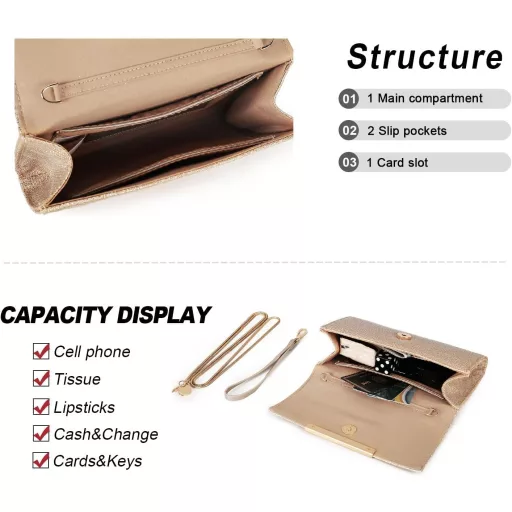 Poșetă clutch de damă AFKOMST, geantă de plajă de vară din paie cu lanț crossbody