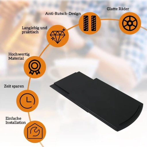 Protišmyková podložka pod kuchynský robot Eucteje – 2 ks, 22 x 30,5 cm, do 11 kg