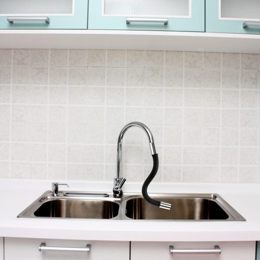 FASBET 360° Forgatható Csaptelep Hosszabbító - Szilikonbevonatos Konyhai és Fürdőszobai Vízsugár Szabályozó Adapter Szűrővel