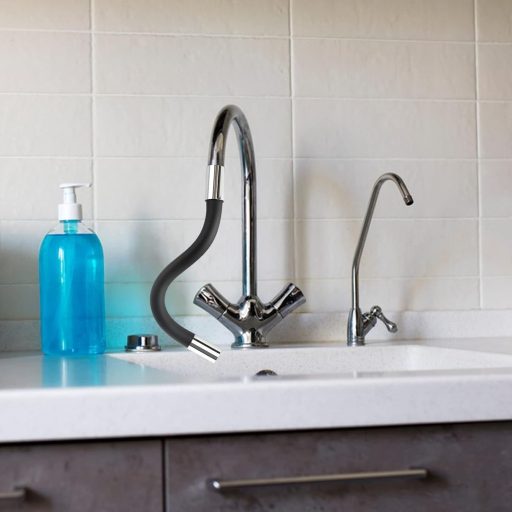 FASBET 360° Forgatható Csaptelep Hosszabbító - Szilikonbevonatos Konyhai és Fürdőszobai Vízsugár Szabályozó Adapter Szűrővel