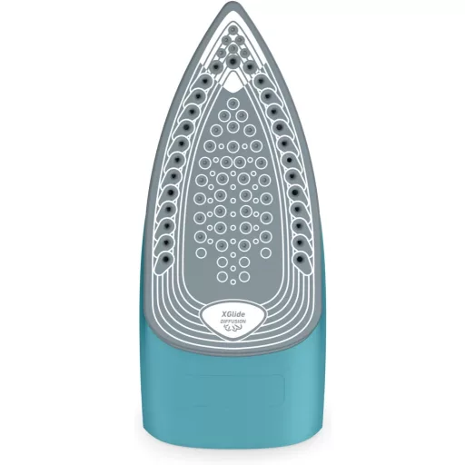 Fier de călcat cu abur Calor Express 2400W, debit de abur continuu 40g/min, talpă ceramică