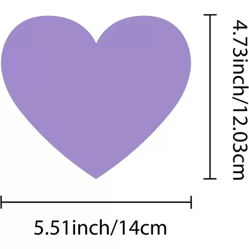UNIIDECO 80 db szív alakú dekoráció, karton kivágás, osztályterem, fali dísz