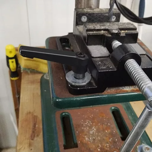 efuturetime 4 buc. Manetă de strângere M6-20mm Oțel Carbon Ajustabilă Pârghie de Fixare Negru