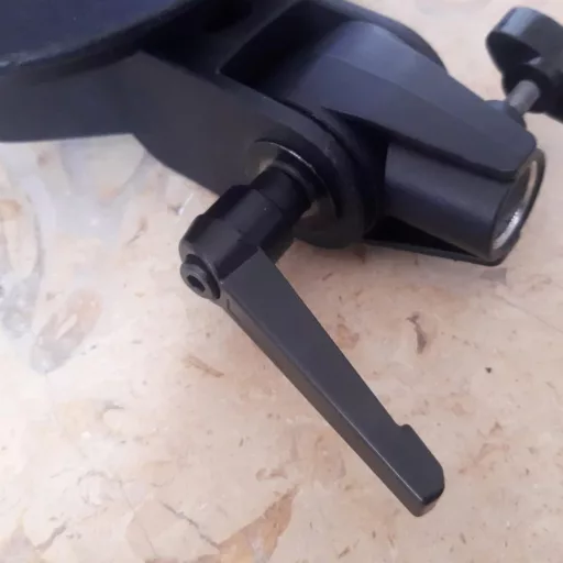 efuturetime 4 buc. Manetă de strângere M6-20mm Oțel Carbon Ajustabilă Pârghie de Fixare Negru