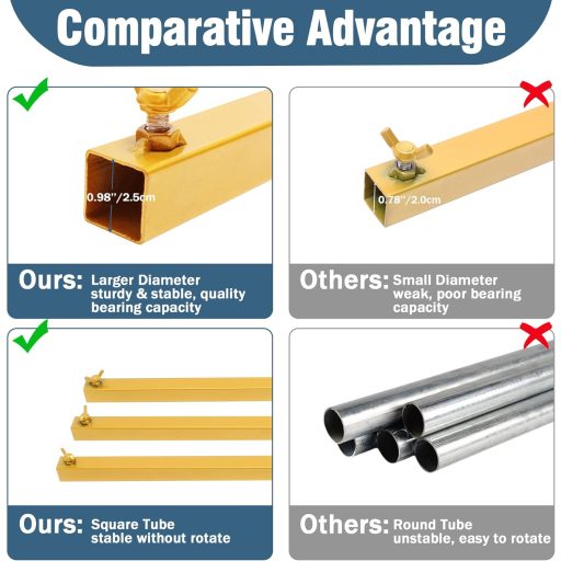 Arcadă de nuntă aurie Fomcet 2,4x2,4m, fundal decorativ din metal, reglabilă și portabilă