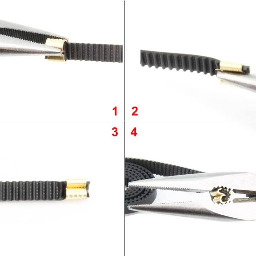 HysiPrui 2GT 6mm Nyitott Fogasszíj Anycubi Kobra 3D Nyomtatóhoz XY Tengely