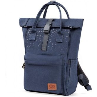   Kinderkraft MOONPACK Pelenkázó Hátizsák Szülőknek, Multifunkcionális Változtatható Alátéttel, Kék