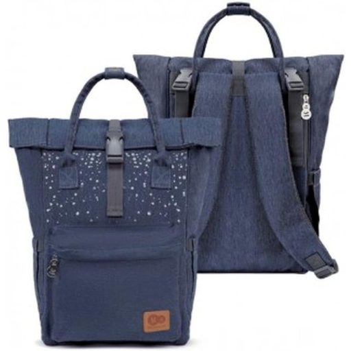 Kinderkraft MOONPACK Pelenkázó Hátizsák Szülőknek, Multifunkcionális Változtatható Alátéttel, Kék