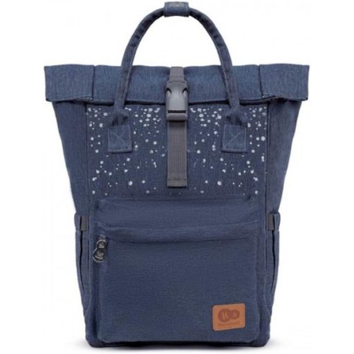 Kinderkraft MOONPACK Pelenkázó Hátizsák Szülőknek, Multifunkcionális Változtatható Alátéttel, Kék