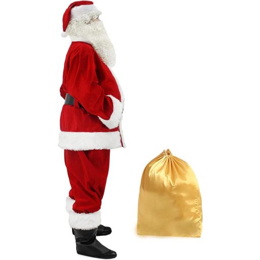 Licus Deluxe kostým Mikuláša, 11-dielna súprava pre dospelých na karneval a cosplay