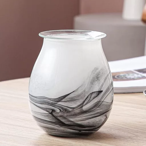 Lampa aromaterapeutică electrică Zen'Arôme Calorya nr. 11 din sticlă cu iluminare colorată