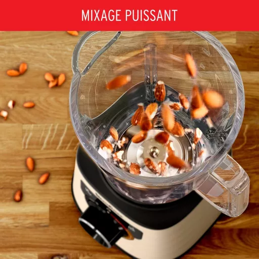 Moulinex PerfectMix 1200W Elektromos Konyhai Mixer Fekete/Arany 1.5L Üvegtartály