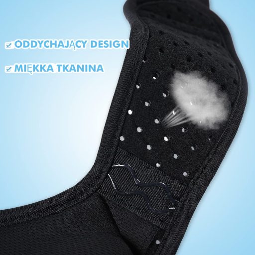 Tenbon Sérv Támogató Öv Férfiaknak és Nőknek Állítható Kompressziós Párnákkal S