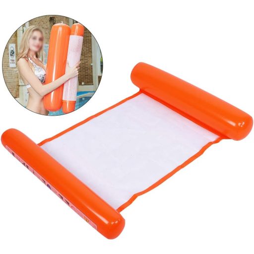 Natudeco Többfunkciós Úszó Függőágy Medencébe - Felfújható Vízi Ágy, Összecsukható Lebegő Szék Kültéri és Kerti Használatra