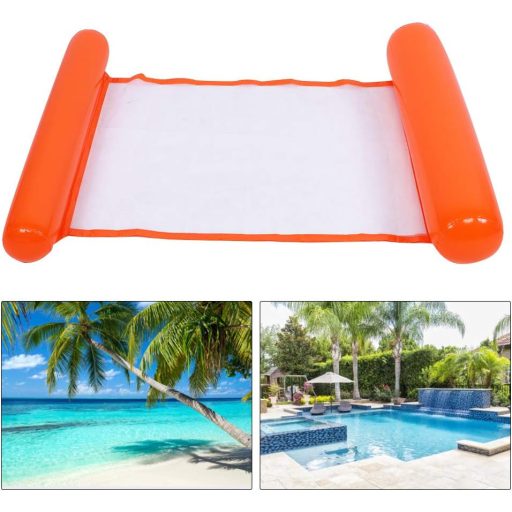 Natudeco Többfunkciós Úszó Függőágy Medencébe - Felfújható Vízi Ágy, Összecsukható Lebegő Szék Kültéri és Kerti Használatra