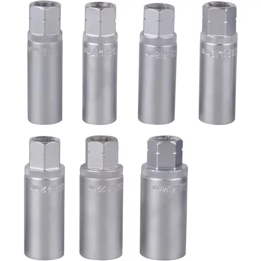 DAYUAN 18 Részes Lengéscsillapító Anyakulcs Készlet Felfüggesztés Javító Speciális Dugókulcs Szett 1/2 Hüvelykes Hajtás