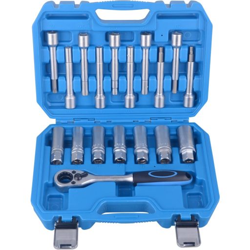 DAYUAN 18-dijelni set nasadnih ključeva za amortizere, set specijalnih nasadnih ključeva za popravak ovjesa, 1/2-inčni prihvat