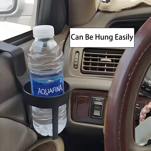 KOUHA Autós Pohártartó 2db Fekete Univerzális Csésze Tartó Kávéhoz