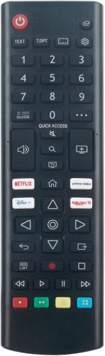 Telecomandă ALLIMITY AKB76040301 pentru LG Full HD TV - Compatibilă cu 32LQ63006LA, 43UQ75006LF și alte modele, Raza de acțiune 10m