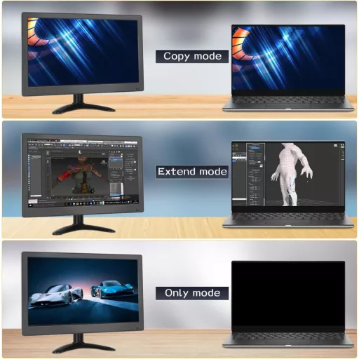 Prenosný monitor CAMECHO 11,6 palca Full HD 1080P HDMI VGA AV BNC