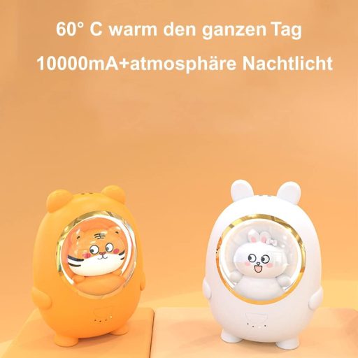 Nabíjacia 3v1 ohrievačka rúk PowerBank s nočnou lampou 10000mAh