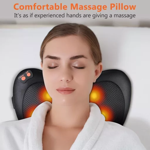 Brelley Nyak és Hátmasszírozó Shiatsu Melegítéssel Vállmasszázs Háti Fájdalomcsillapítás
