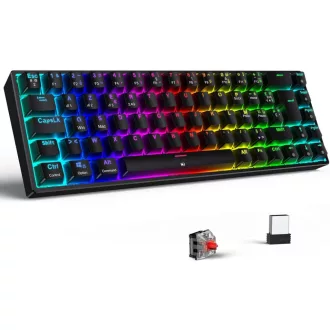 Tastatură TECURS KB510 Franceză AZERTY Negru