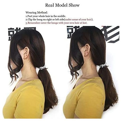 Dsoar 2 ks vlnitých bočných ofín z pravých vlasov, kučeravé predlžovacie príčesky, blond