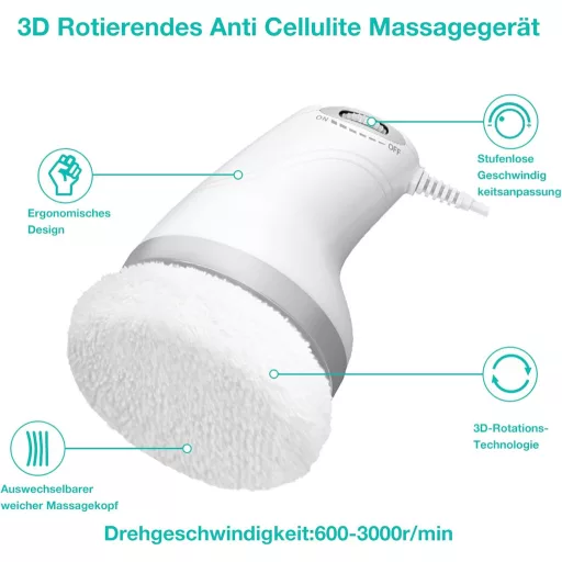 Helining Elektromos Cellulitisz Masszírozó Has Fenék Láb Kezeléshez 6 Mosható Párnával Bőrfeszesítő Simító Készülék