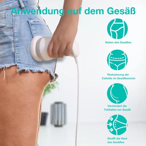 Helining Elektromos Cellulitisz Masszírozó Has Fenék Láb Kezeléshez 6 Mosható Párnával Bőrfeszesítő Simító Készülék