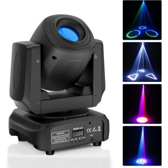   UKing 100W LED Moving Head Reflector DMX 512 RGBW Prismă Efect de Lumină 8 Culori 8 Gobo DJ Disco Iluminare Scenă