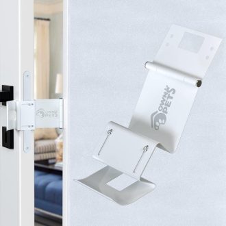   Macskák Számára Kialakított Ajtózár & Rögzítő, Nehéz Acél Tartóval