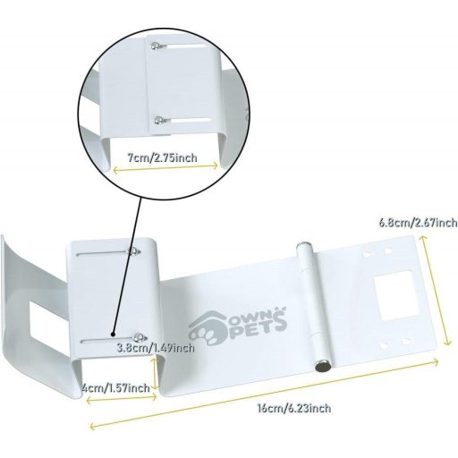 Macskák Számára Kialakított Ajtózár & Rögzítő, Nehéz Acél Tartóval