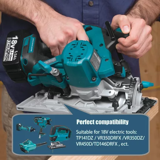 Makita 18V 5,0Ah Li-Ion akkumulátor - VANTTECH 2db helyettesítő akku BL1850B kompatibilis