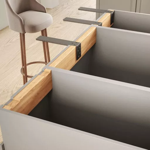 WINKER Pultkonzol 2 db Nehéz Kivitel Rejtett Tartó L Konzol 10"x6"x2,5"