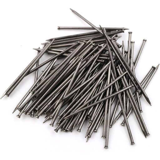 Design61 50 db Acélszeg Szegélyléc Rögzítő Szög 1.5x45 mm Süllyesztett Fejű