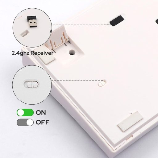 EPOMAKER TH80 PRO Mechanikus Gamer Billentyűzet - 75% RGB, Hot-Swap, 3 Csatlakozási Mód, PBT Keycaps, PC/Mac/PS4/PS5/Xbox Kompatibilis, Theo