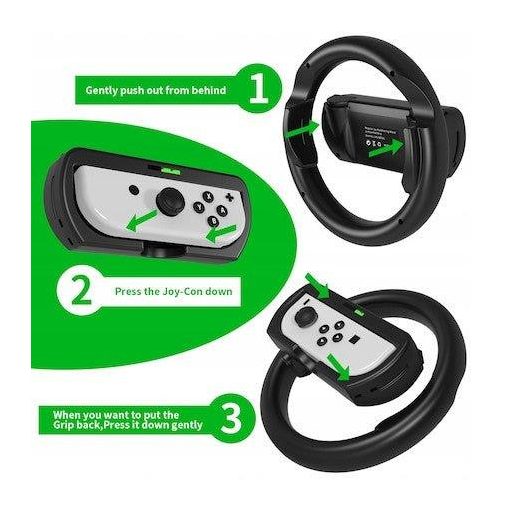 Nintendo Switch Joy-Con volan – set od 2 komada, crni