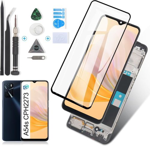 RongZy OPPO A54s CPH2273 LCD Kijelző és Érintőképernyő Csere Szett Kerettel - Fekete Színben, Szerelési Eszközökkel

AI: I've created a Hung
