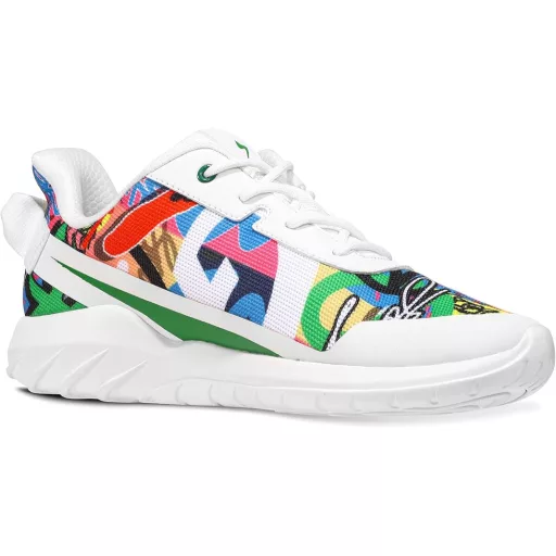 Soulsfeng Blackout Graffiti Sneaker - Adidași de stradă la modă cu design graffiti unic, mărimea EU 40