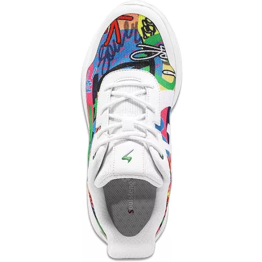 Soulsfeng Blackout Graffiti Sneaker - Divatos Utcai Cipő Egyedi Graffiti Mintával, EU 41-es Méret