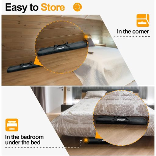 EMART 3x2.4m Állítható Háttérrendszer Fotóstúdió Portré és Termékfotózáshoz