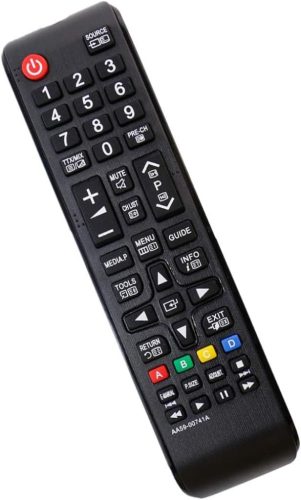 FOXRMT Univerzális Samsung TV Távirányító - Kompatibilis LED Smart TV Modellekkel AA59-00741A BN59-01175N BN59-01199F - 10m Hatótáv