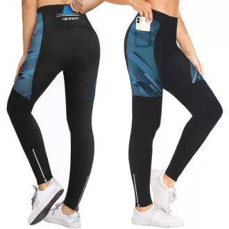   NICEWIN Hosszú Női Radlerhose 4D Sitzpolsterrel, Téli Thermo és Légáteresztő