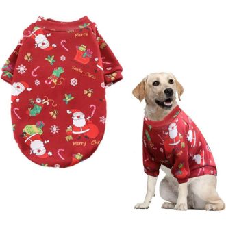 Karácsonyi Kötött Jumper kutyáknak (S)