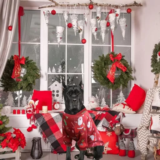 Karácsonyi Kötött Jumper kutyáknak (S) - Újracsomagolt termék