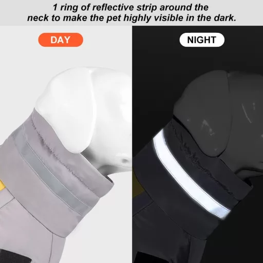 meioro Vodootporna pseća jakna Zimska jakna za pse Reflektirajuća za srednje pse XL