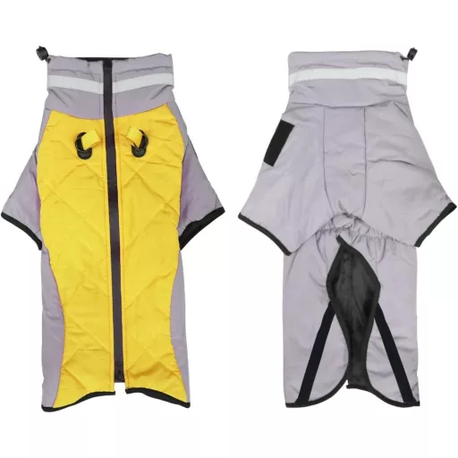 meioro Vízálló Kutyakabát Téli Kutyajacka Reflektoros Közép Kutyáknak XL