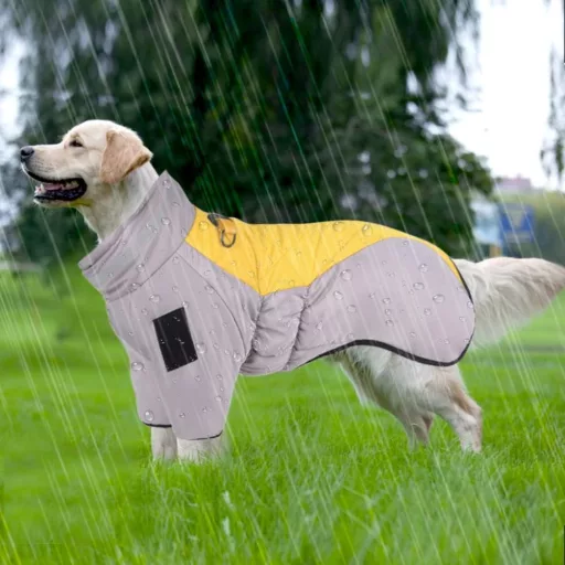 meioro Vízálló Kutyakabát Téli Kutyajacka Reflektoros Közép Kutyáknak XL